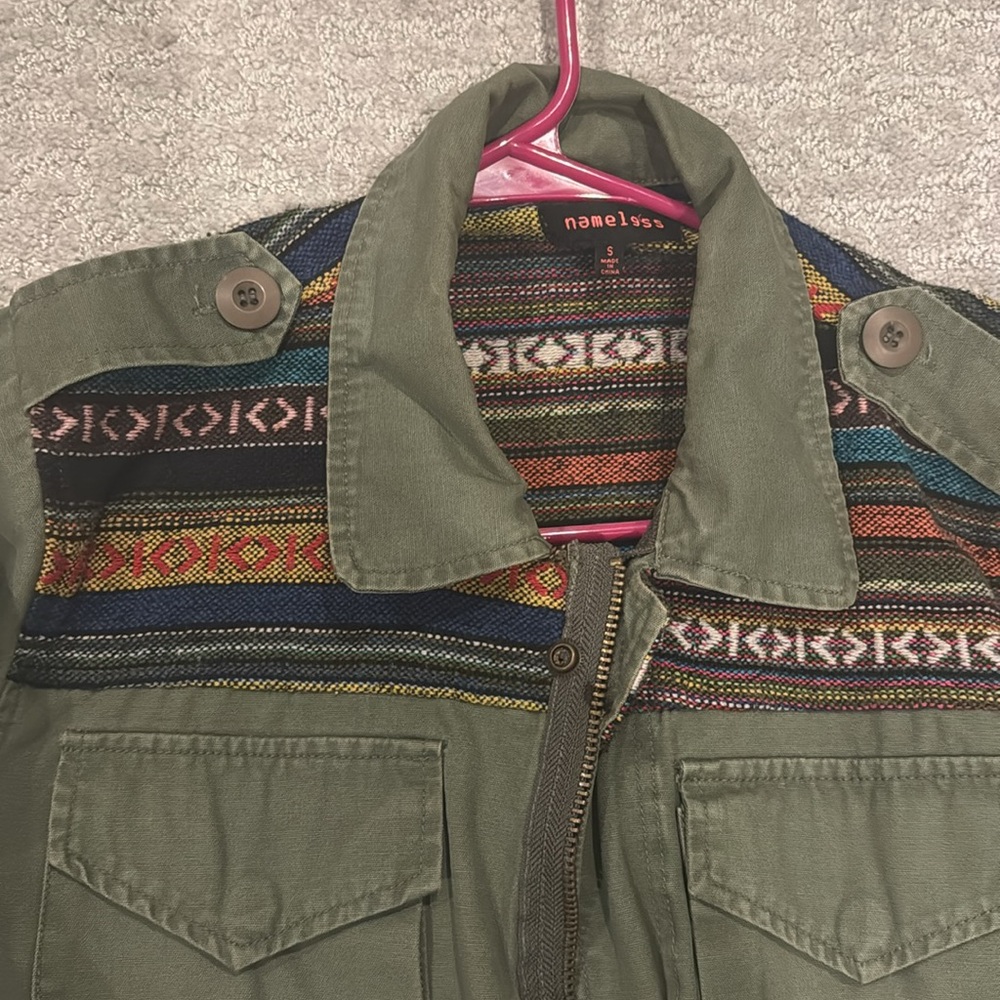 Multi-color green jacket - Picture 2 of 3